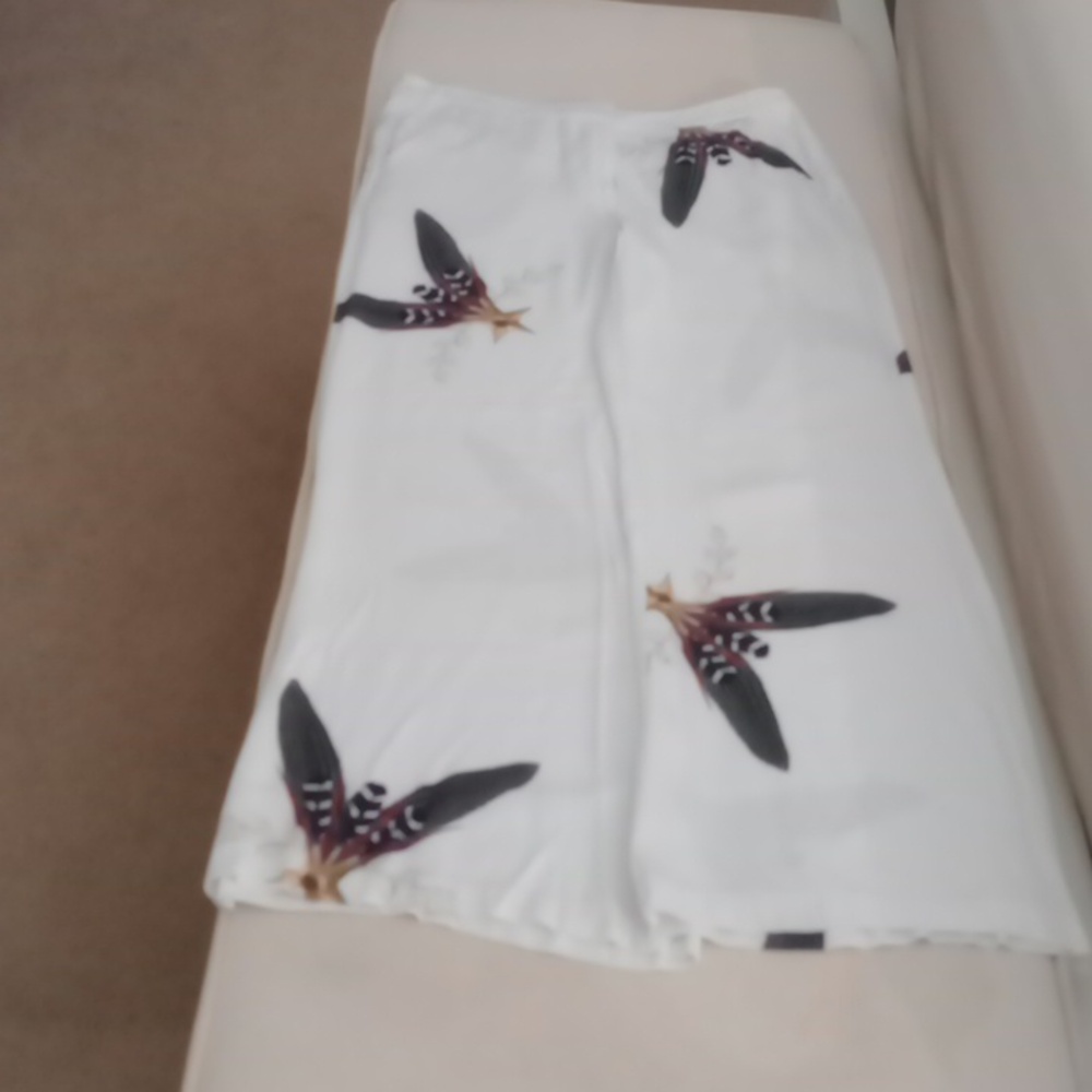 Sass & bide pants size 2 moth/ butterfly print